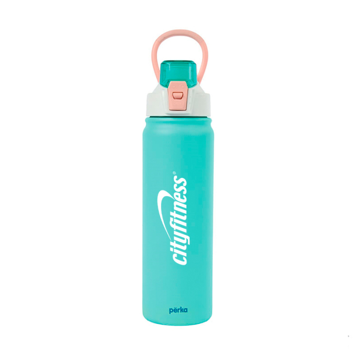 Perka® Personalized Rex Fresh 24 Oz Double Wall Water Bottles