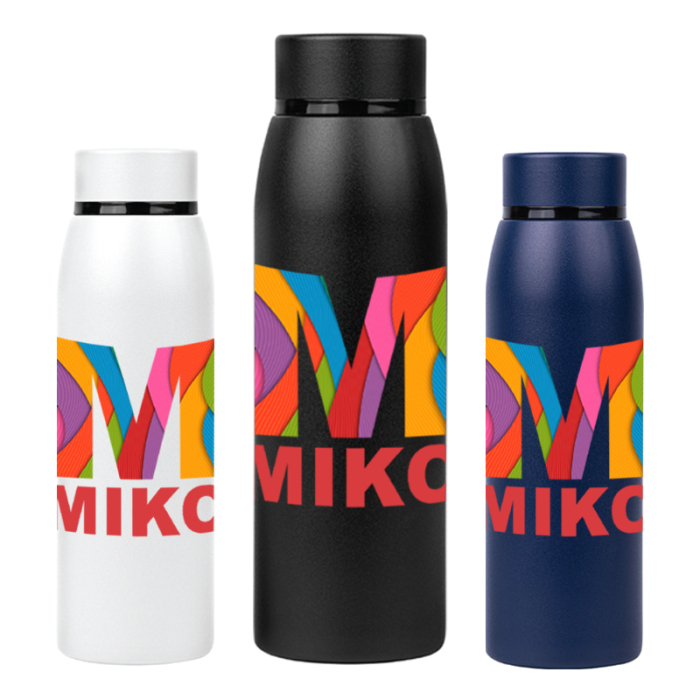 Personalized 20 Oz Cobra Powder-Coated Stainless Steel Water Bottles