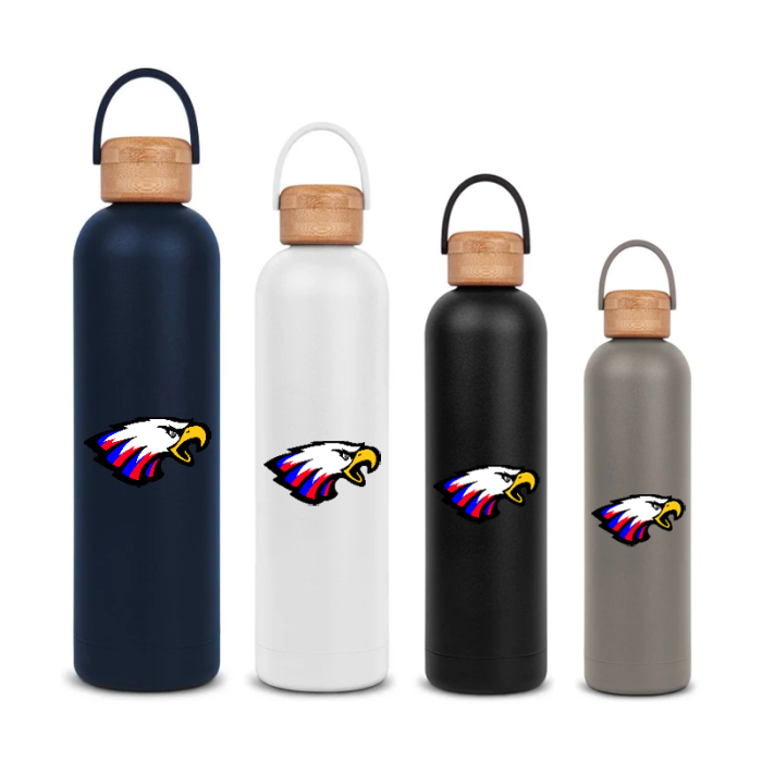 Personalized 25 Oz Allegra Bottles with Bamboo Lid