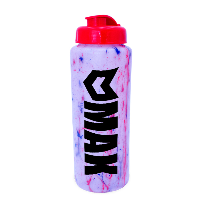 Personalized 32 Oz Confetti Sports Bottles with Flip Top Caps