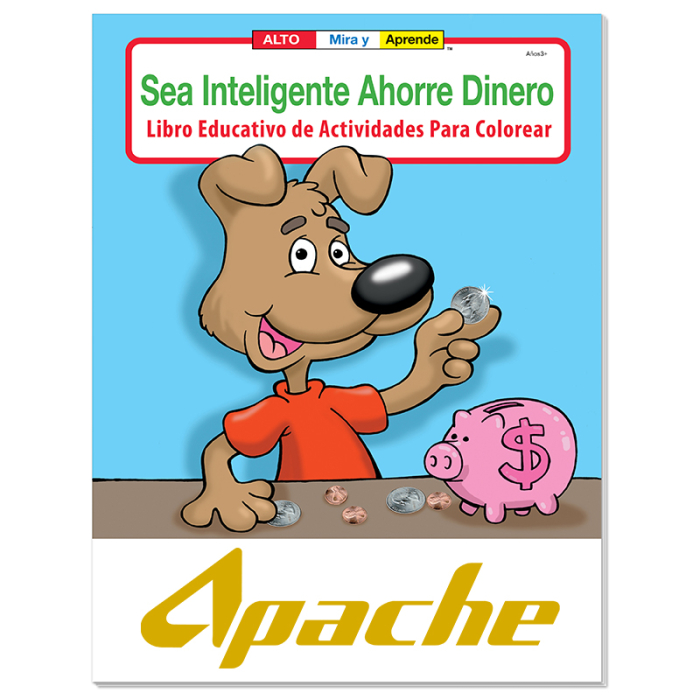 Personalized Be Smart Save Money Coloring Books