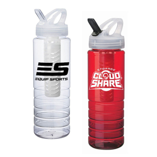 Malibu 26 Oz PET Bottles with Flip Spouts and...