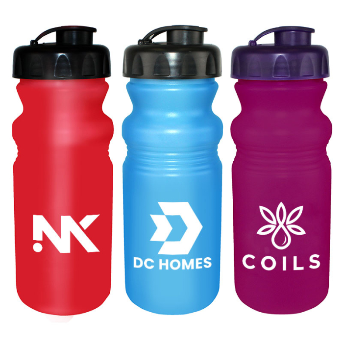 Personalized Sun Fun 20 Oz Cycle Bottles with Flip Top Caps