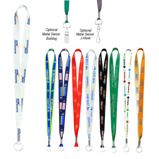 1/2 Inch Overseas Dye-Sublimated Lanyards