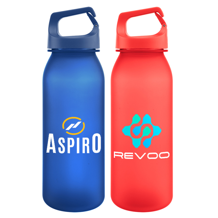 Promotional 20 Oz Brooke rPET Bottles with Easy Carry Handle
