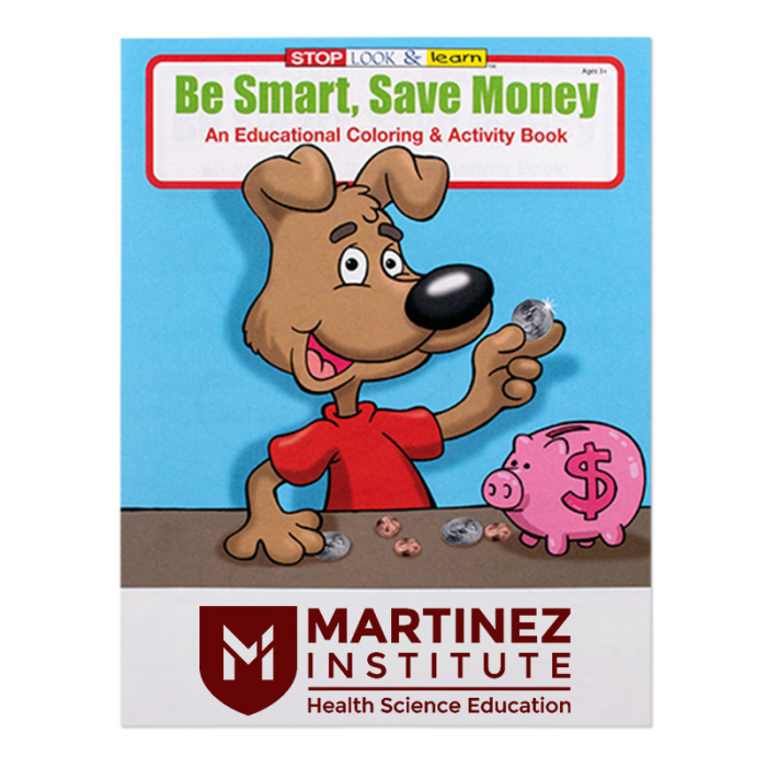 Promotional Be Smart Save Money Coloring Books