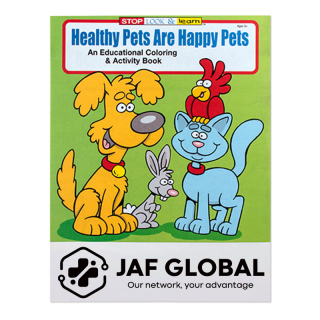 Healthy Pets are Happy Pets Coloring Books