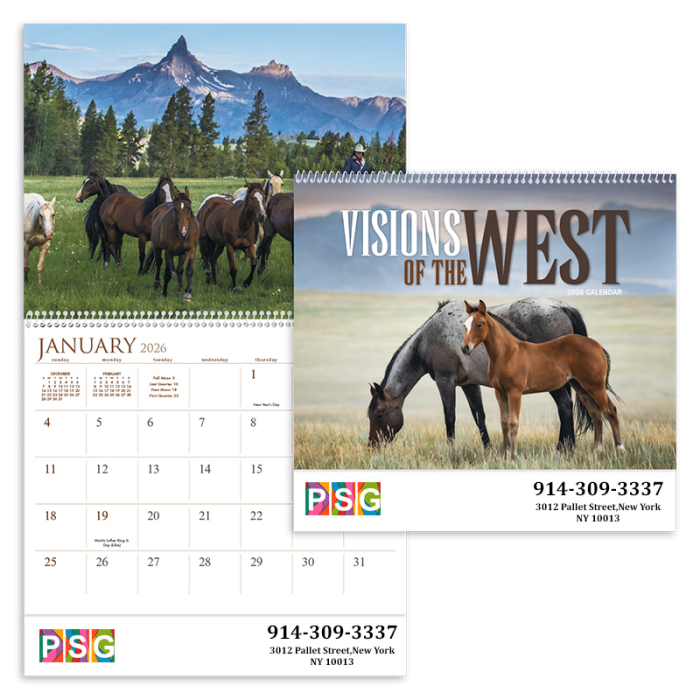 Promotional Visions of the West Wall Calendars