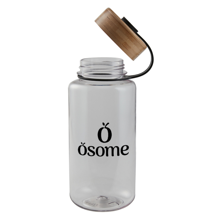 Tritan™ 32 Oz Custom Oasis Bottles with Bamboo Lid