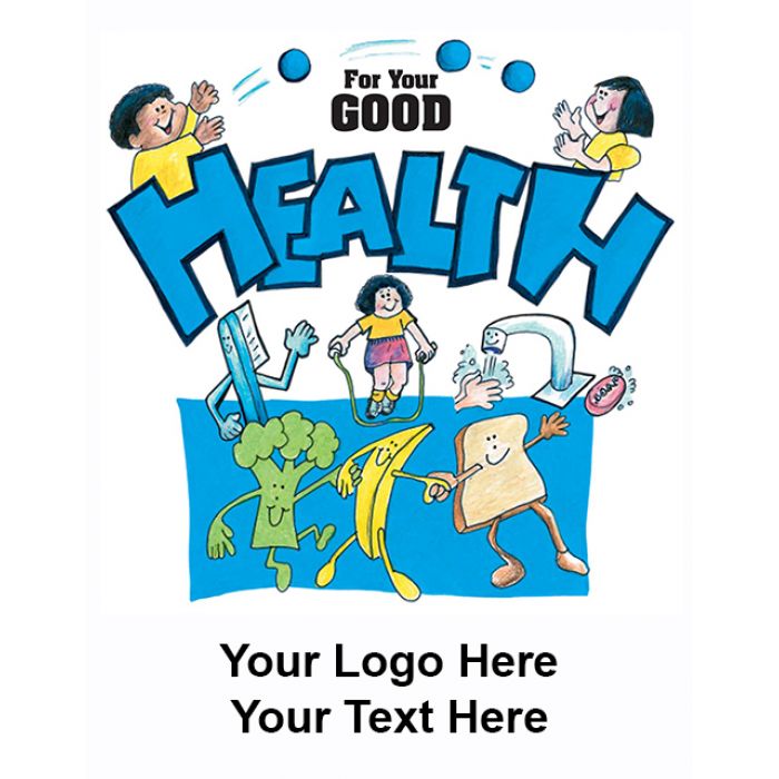 Promotional Coloring Books-For Your Good Health