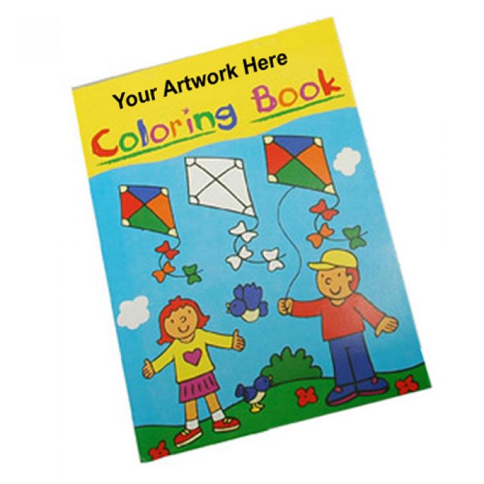 Custom Logo Imprinted Coloring Books