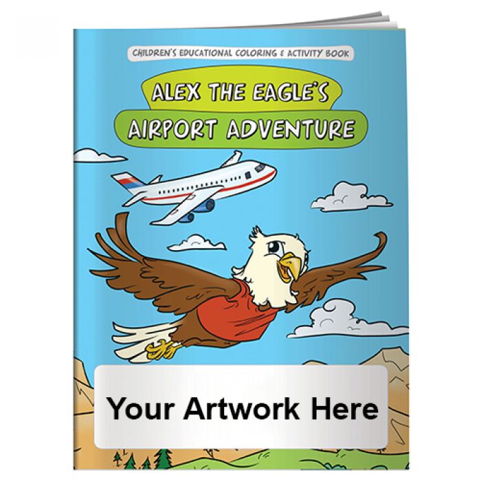 Promotional Alex the Eagle's Airport Adventure Coloring Books