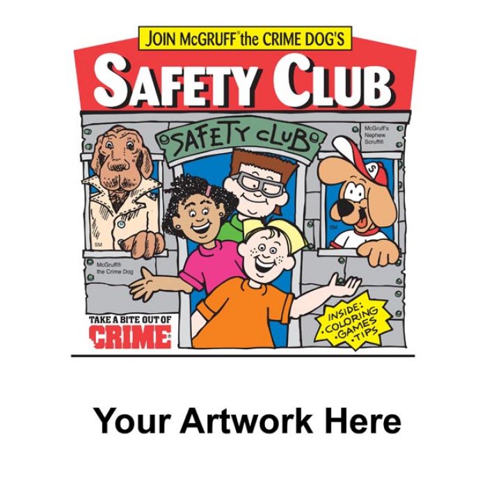 Promotional Coloring Books-McGruffs Safety Club