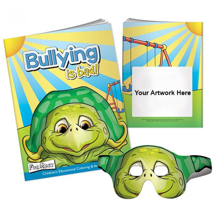 Promotional Coloring Book with Mask - Bullying Is Bad