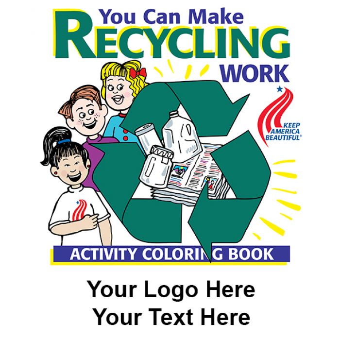 Custom Coloring Books- You Can Make Recycling Work