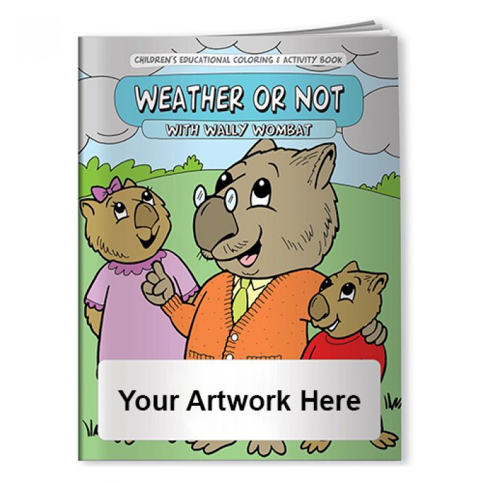 Promotional Weather or Not with Wally Wombat Coloring Books