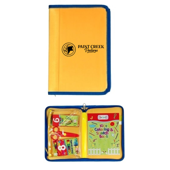 Imprinted Art Sets in Zipper Cases