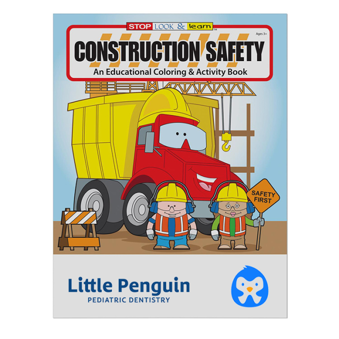 Custom Construction Safety Coloring Books