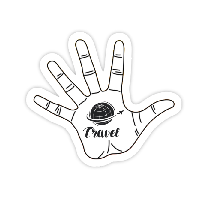 Custom Hand Shape Paper Hand Fans without Stick