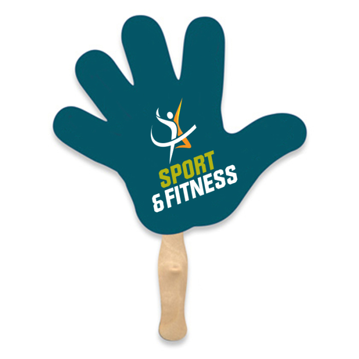 Custom Hand Shape Single Sided Paper Hand Fans