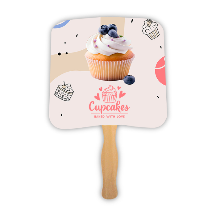 Custom Imprinted Religious Jesus Knocking at the Door Full Color Hand Fans