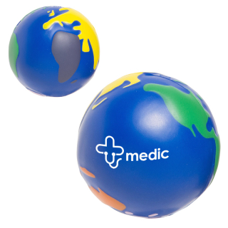 Multicolored Earthball Stress Relievers