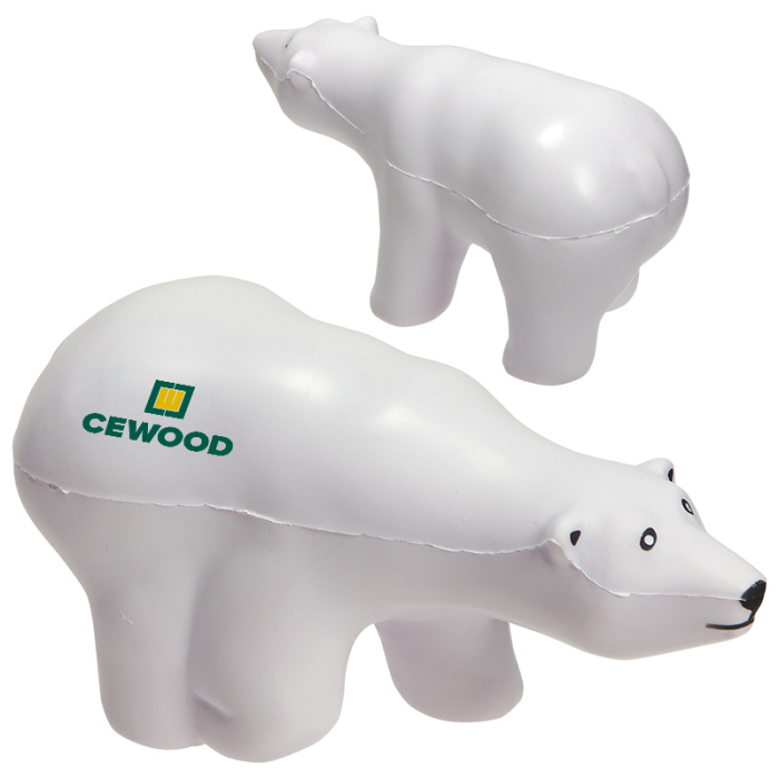 Custom Polar Bear Stress Relievers