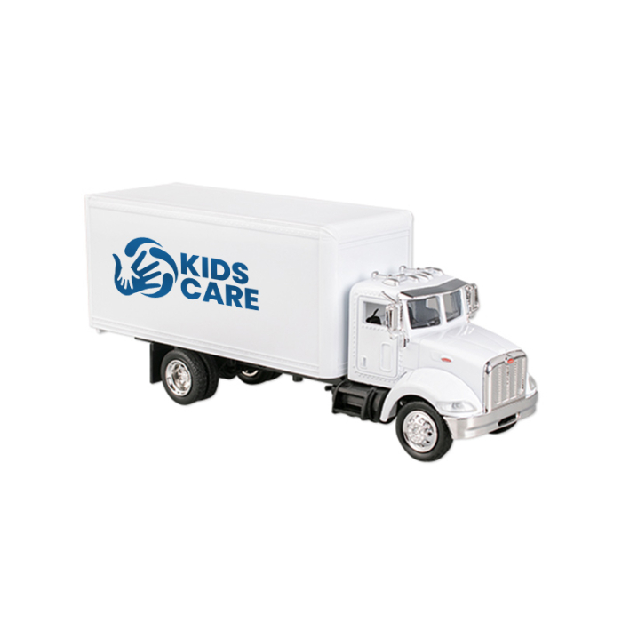 Custom Printed 1/43 Scale Replica Peterbilt Model 335 Box Trucks