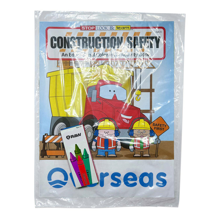 Custom Printed Construction Safety Fun Packs