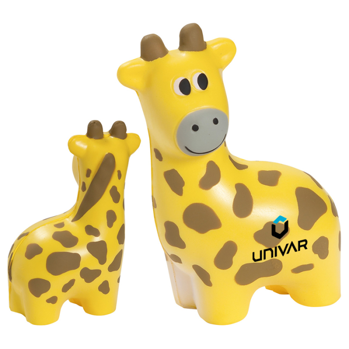 Custom Printed Giraffe Stress Relievers