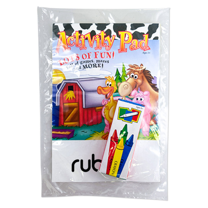 Custom Printed Lots of Fun Activity Pad Fun Packs