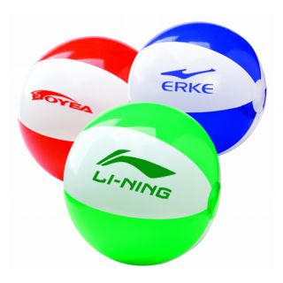 6 Inch Logo Two-Tone Inflatable Beach Balls