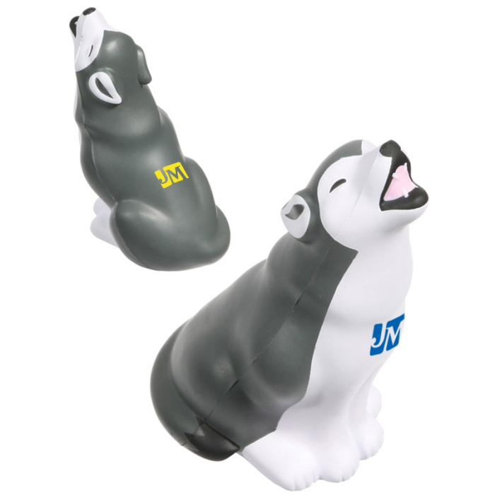 Custom Gray Wolf Stress Relievers
