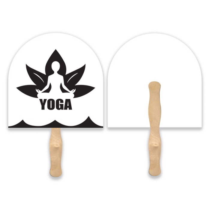 Customized Arch Shape Single Hand Fans 