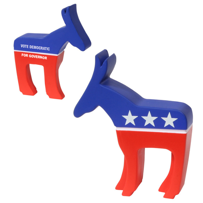 Customized Democratic Donkey Stress Relievers