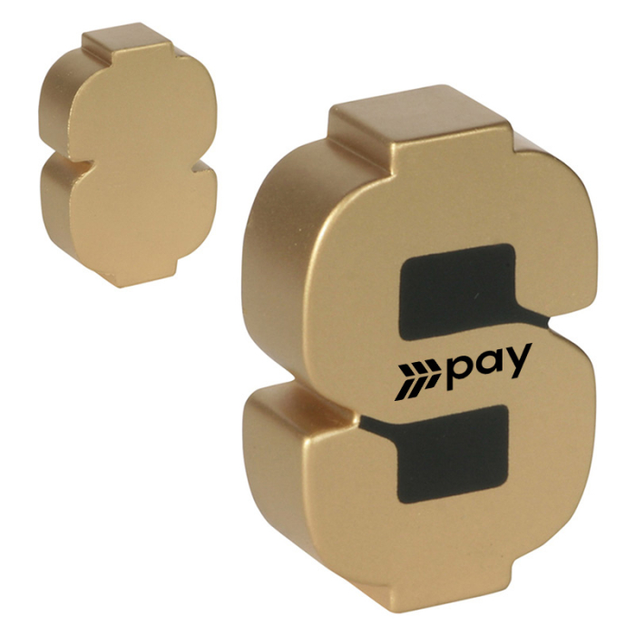 Customized Dollar Sign Stress Relievers