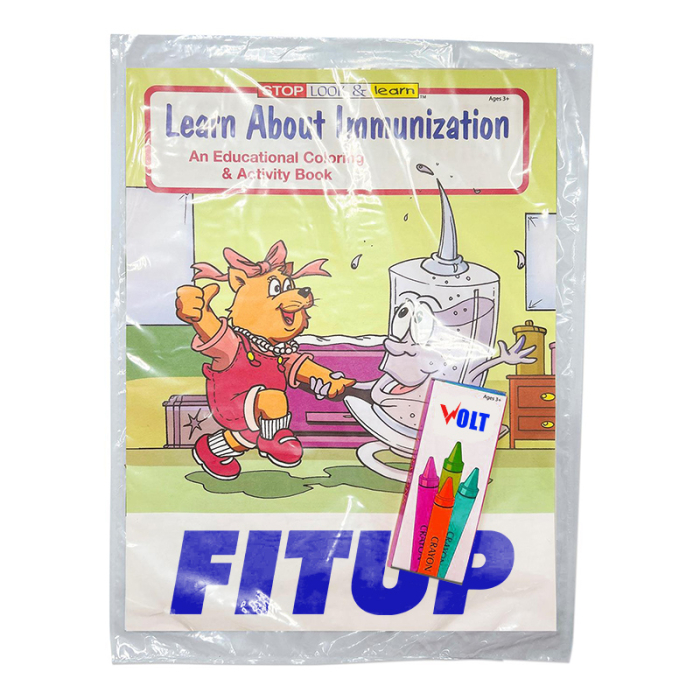 Customized Learn About Immunization Fun Packs