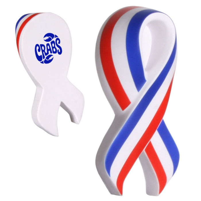 Customized Patriotic Ribbon Stress Relievers