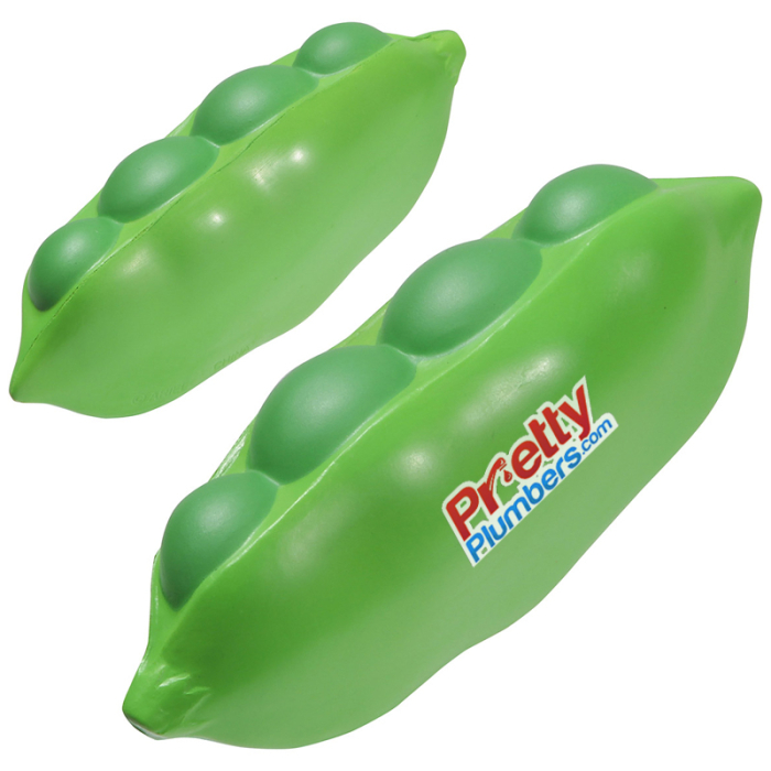 Customized Pea Pod Stress Relievers