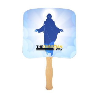 Religious Jesus Full Color Hand Fans