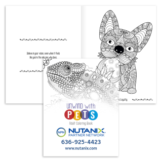 Good Value™ Unwind with Pets Adult Coloring Books