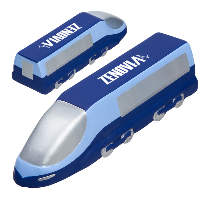 Imprinted Bullet Train Stress Relievers