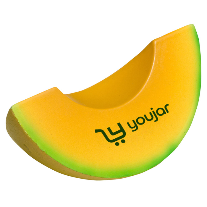 Imprinted Cantaloupe Stress Relievers