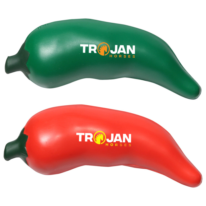 Imprinted Chili Pepper Stress Relievers