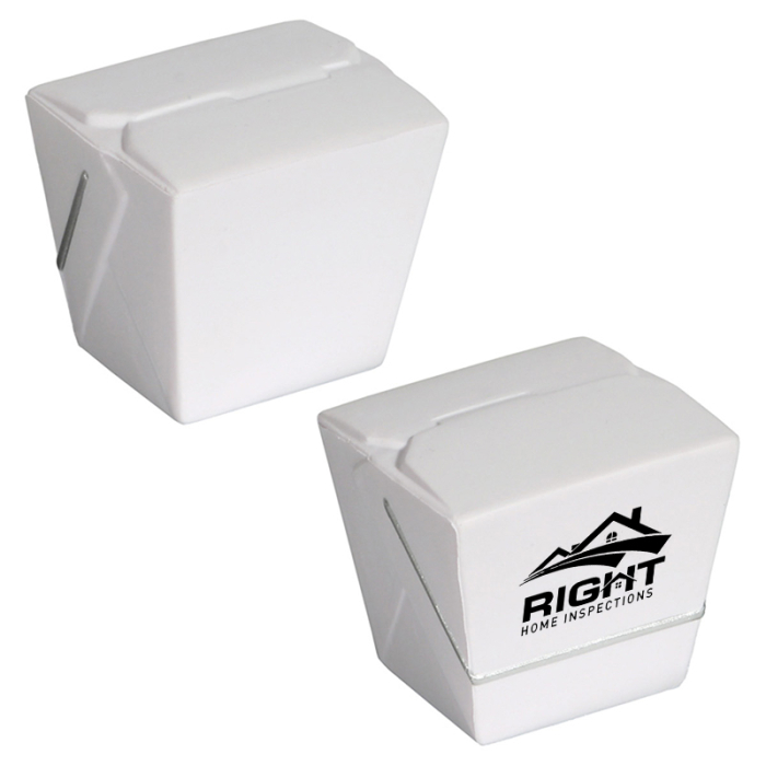 Imprinted Chinese To Go Box Stress Relievers