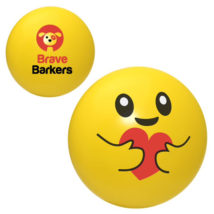 Imprinted Emoji Hugging Stress Relievers