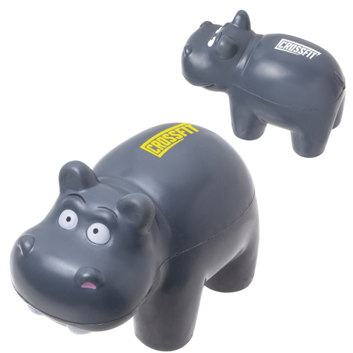 Imprinted Hippo Stress Relievers