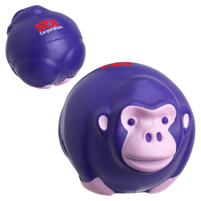 Imprinted Monkey Ball Stress Relievers