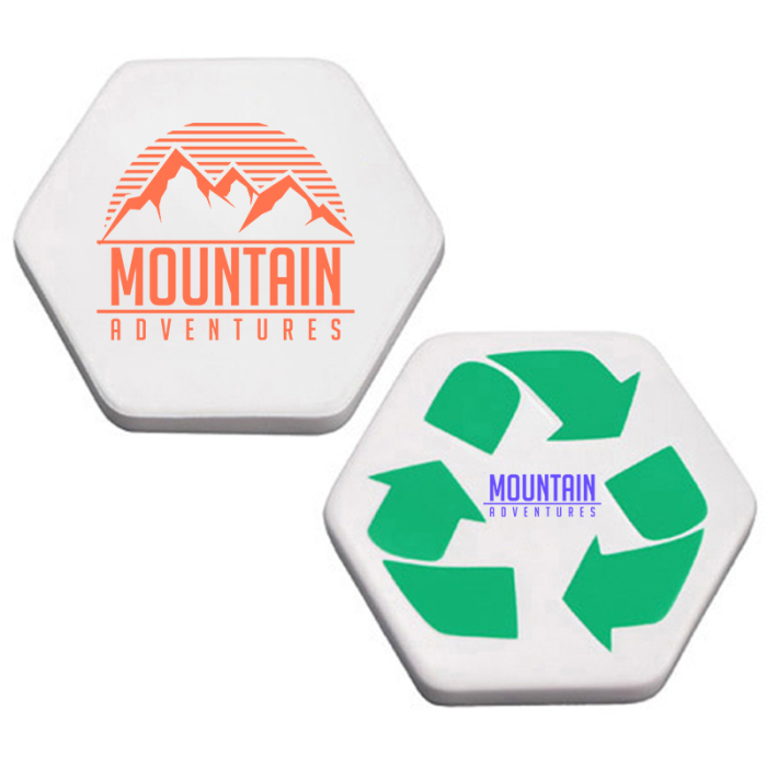 Imprinted Recycle Symbol Stress Relievers