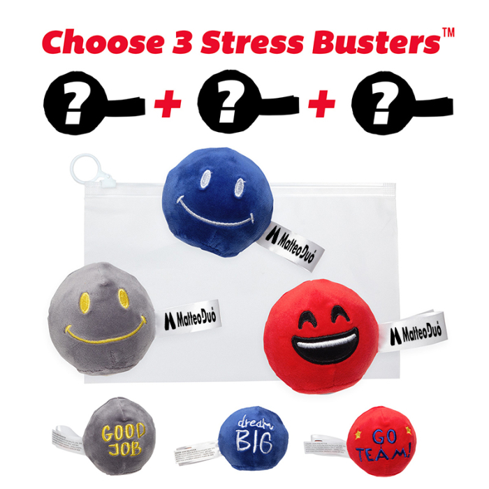 Imprinted Stress Buster™ 3-Piece Gift Sets